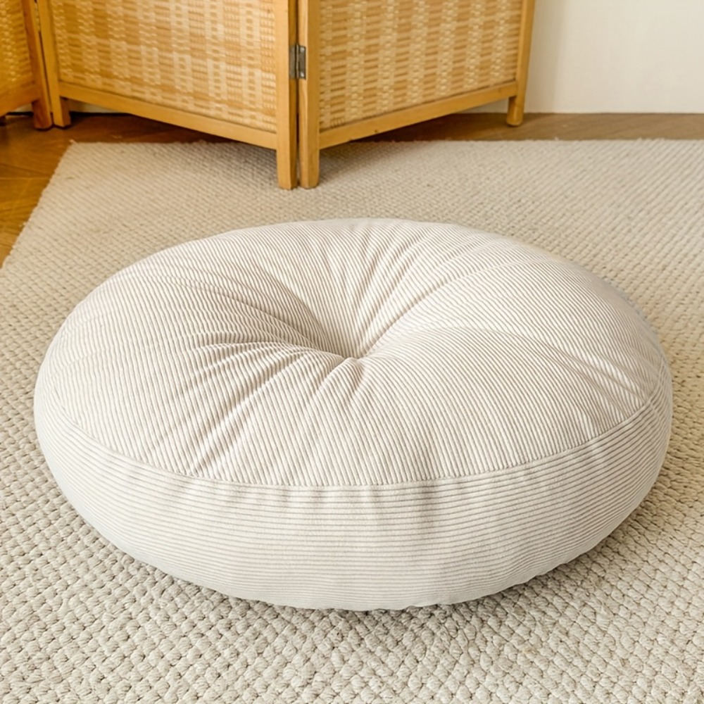 Meditation Cushion Zafu - Kalın Yuvarlak Minder, Yumuşak ve Rahat