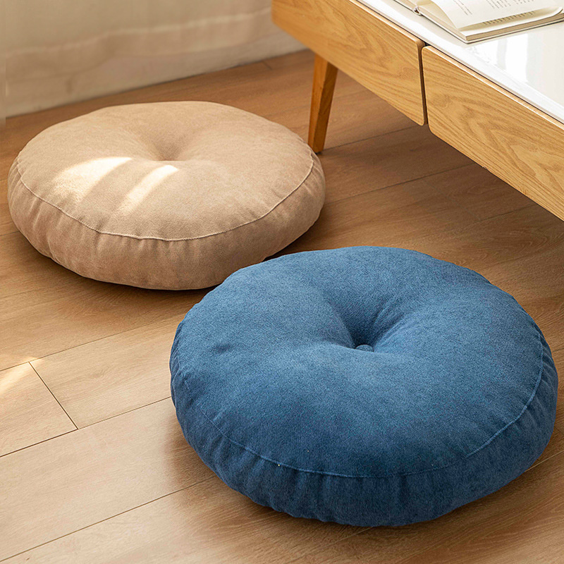Meditation Cushion Zafu - Yuvarlak kat koltuk yastığı düz renk