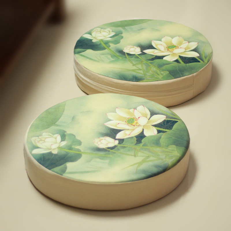Meditation Cushion Zafu - Çin Futon Yer Minderi/Çıkarılabilir Tatami Oturma
